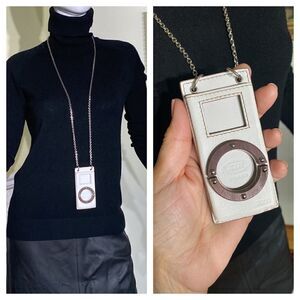 Rare Tod’s Leather IPod Nano Wearable Case Necklace